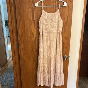 Floral Spaghetti Strap Maxi Dress